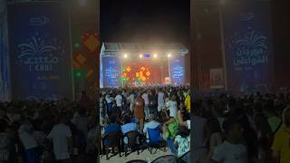 Aconcert on the side of the beach in TangierMorocco explore maroc morocco beach side festival [upl. by Ladin847]