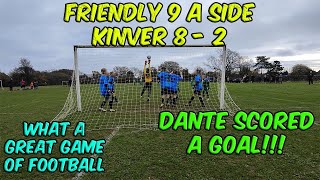 DANTE SCORES A GOAL  9 A side football  ⚽ Dantes match highlights ⚽ [upl. by Fredrick]