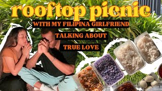 Eating Filipino food in the Philippines 🇵🇭 Talking about true love with my Filipina girlfriend [upl. by Melita166]