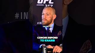 Conor McGregor Responded to Khabib [upl. by Rigdon]