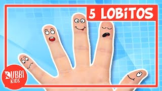 5 Lobitos Tiene la Loba  DUBBI KIDS  aprende Los Dedos de la Mano [upl. by Baalbeer593]