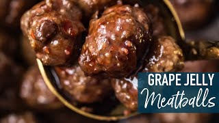 Grape Jelly Meatballs [upl. by Sinnard]