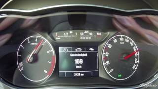 2016 Opel Zafira 16 TURBO 200hp Acceleration 0  220 kph  0  135 mph  Autophorie [upl. by Yert]