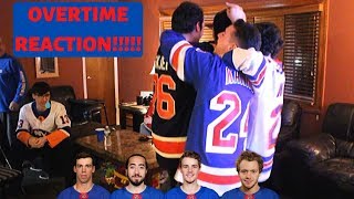 Rangers Fan Reaction  Rangers 4 Islanders 3 OT Reaction [upl. by Eolande]