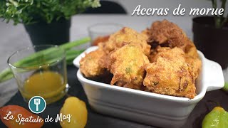 Recette  ACCRAS DE MORUE faciles et plein de saveurs [upl. by Esital]