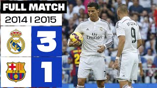 Real Madrid vs FC Barcelona 31 20142015 PARTIDO COMPLETO [upl. by Meldoh]