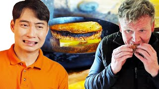 Gordon Ramsay Messed Up The Simplest Dish Grilled Cheese [upl. by Htez]