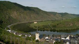 Calmont an der Mosel der steilste Weinberg Europas  Mosel Weinberg Deutschland [upl. by Kwon862]