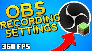 Best OBS Settings To Record MINECRAFT in LOW END PC [upl. by Feinberg558]