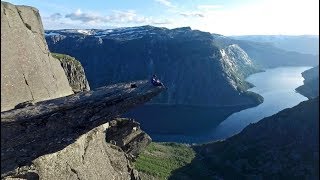 DJI  Trolltunga Preikestolen and Kjeragbolten 2017  Drone Video [upl. by Akemot]