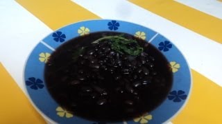 RECETA DE FRIJOLESFRIJOLES NEGROS EN LA OLLAlasdeliciasdelupita [upl. by Janeva689]