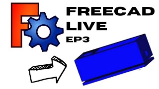 FREECAD LIVE EP3 tutoriel [upl. by Odnavres]