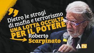 Scarpinato Dietro le stragi di mafia e terrorismo una lotta occulta per il potere [upl. by Ailisec]