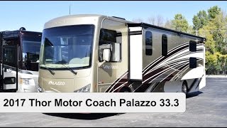 2017 Thor Motor Coach Palazzo 333  Class A Motorhome [upl. by Hamford57]