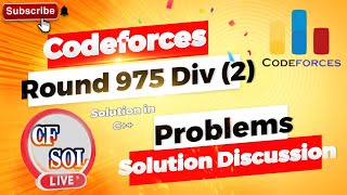 Codeforces Round 975 Div2 LIVE SOLUTION Discussion Room LIVE [upl. by Seldun198]