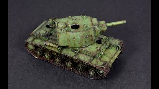 KV2 172 Trumpeter  Tank Model [upl. by Luas742]