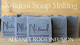 COLD PROCESS SOAP MAKING USING ALKANET ROOT INFUSION METHOD [upl. by Stepha]