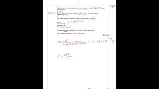 Exam Technique TOF Mass Spectrometry Calculation Question A level Chemistry [upl. by Cohdwell]