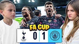 FA CUP HEARTBREAK SPURS VS MAN CITY MATCHDAY VLOG 😤 [upl. by Ecinom]