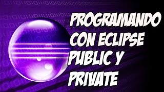 Programación Java Public y private [upl. by Brigette]