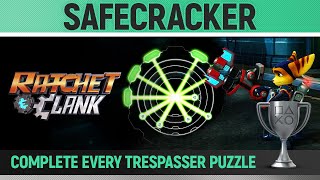 Ratchet amp Clank 2016  Safecracker 🏆  Complete every Trespasser puzzle without using AutoHack [upl. by Hak269]