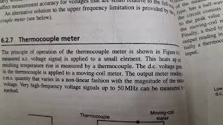 Instrumentation and Measurements  Thermocouple meter [upl. by Eluj]