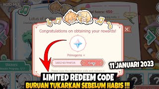 Buruan Redeem Code Terbatas Primogems Genshin Impact v33 [upl. by Angelis]