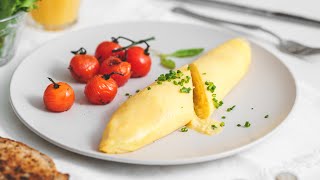 最簡單方式做出五星級法式歐姆蛋捲  The Easiest Way to Make French Omelette [upl. by Raynah]