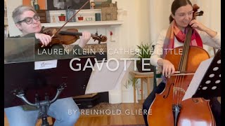 Gavotte from 8 Pieces for Violin amp Cello Op 39 by RGlière [upl. by Moynahan204]