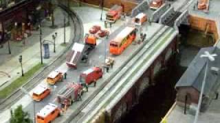 Mini Feuerwehr im Miniatur Wunderland Hamburg 42011 [upl. by Adnama]