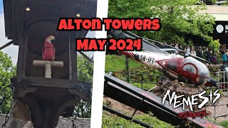 Alton Towers May Vlog  HalfTerm Holiday Chaos [upl. by Areta59]