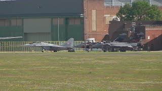 RAF Shawbury military departures Monday 11th June 2018 [upl. by Alvy]