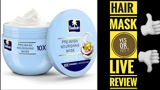 LIVE REVIEW PARACHUTE PRE WASH NOURISHING HAIR MASK  Buy or Not \ Sumanshimmers [upl. by Avah]