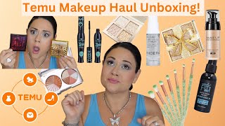 Temu Makeup Haul Unboxing W Prices You Wont Believe This Knockoffs That Look Real [upl. by Lafleur326]