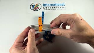 How to Install Jumpers insertion bridges into DIN Rail Terminal Blocks [upl. by Ronnie355]