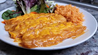 CHEESE ENCHILADAS  Andys Home Cafe Cheese Enchiladas [upl. by Debra]