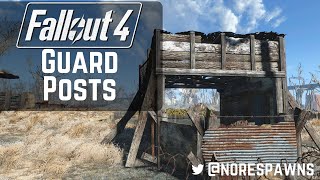 Fallout 4 Guide  Guard Post Ideas [upl. by Asaph]