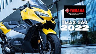 2022 Yamaha TMAX 560 Extreme Yellow Walkaround Specs Features Details [upl. by Onahpets]