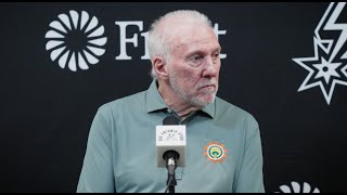 202324 San Antonio Spurs Season  Gregg Popovich PostGame Interview 1242024 [upl. by Iver745]