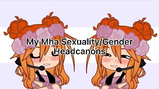 My Mha SexualityGender Headcanons [upl. by Euh607]