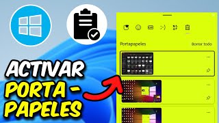 Cómo Abrir y Usar el Portapapeles en Windows 11 y 10  Guía Rápida [upl. by Ardnad507]