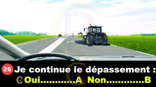 Code de la route 💯 2024 💥 CodeDeLaRouteEnFrance 🇫🇷 Sérié 41 Q 01 à 40 Panneaux de signalisation [upl. by Adiol]