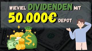 Angestellt und passives Einkommen mit Aktien  Einkommen kaufen  Dividenden mit 50K Depot Juni 2024 [upl. by Riatsala]