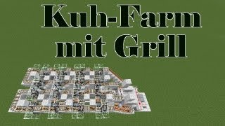 MinecraftTutorial KuhFarm mit Grill PMT064 DE HD [upl. by Orran533]