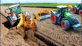 Deep ploughing amp Field Leveling  Fendt 939 S4 2x amp 1050  Van Werven  diepploegen  Plowing [upl. by Eitsud708]