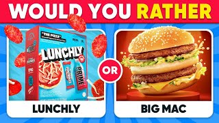 Would You Rather 100 Hardest Choices Ever 😱🍔🍦 Food Edition [upl. by Mendoza612]