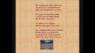 Gerrit Achterberg  Gedicht Typiste door Jeanine Schevernels [upl. by Aissert58]