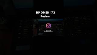 Hp omen 173 inch review hp hpsupport omen newlaptop laptop gaming [upl. by Schlosser]