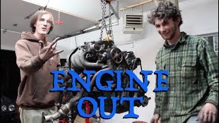 MK2 GTI 8V Engine Removal [upl. by Fiske]