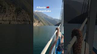 Ferry ride across stunning Komani Lake Scenic views amp peaceful vibes ⛴️ TalesFromSLtoUK Albania [upl. by Ojadnama]